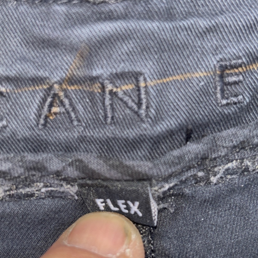 American Eagle Flex Mens Dk Gray Stretch Chino Flat Front Pants Sz 36x34 - Picture 9 of 13